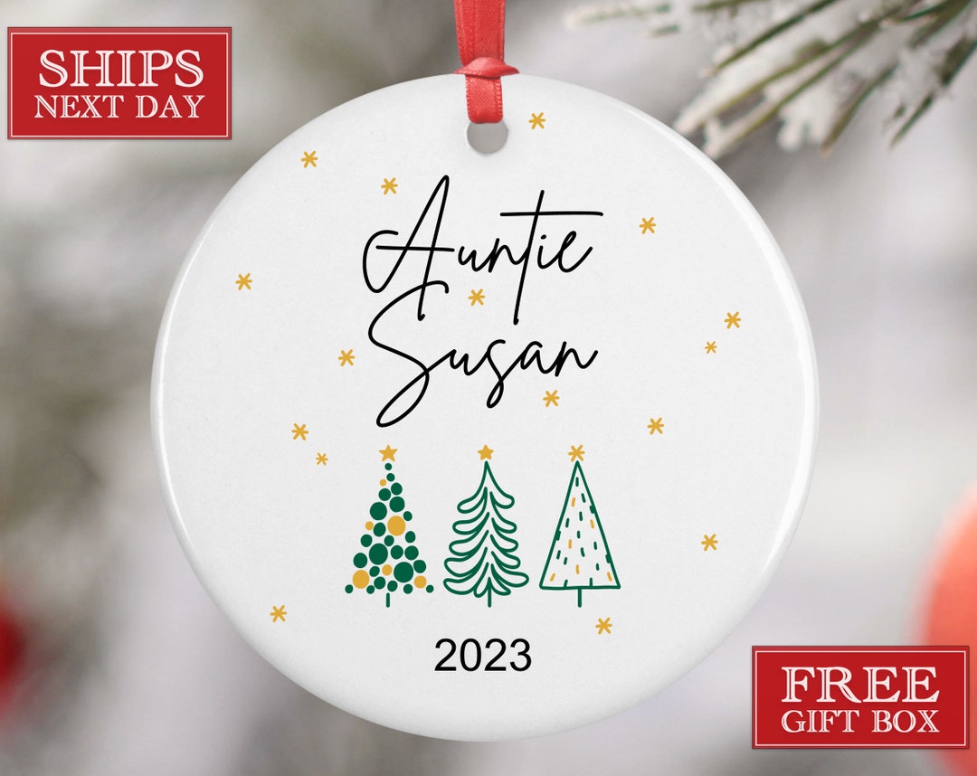 Aunt Christmas Ornament 