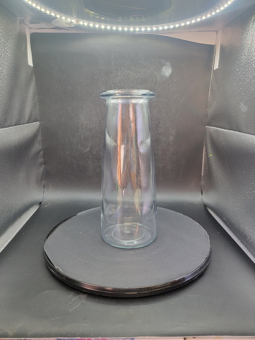 Antique Clear Glass Milk Jug 1920's Excellent Condition Etsy