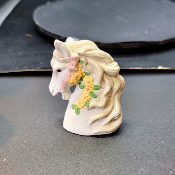 Ceramic Horse Head Figurine, Excellent Condition