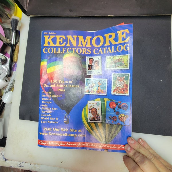 2001 Kenmore Stamp Collectors Catalogue, Stamp Reference Book, Collector's Guide, Philately Resource, Philatelic Collecting