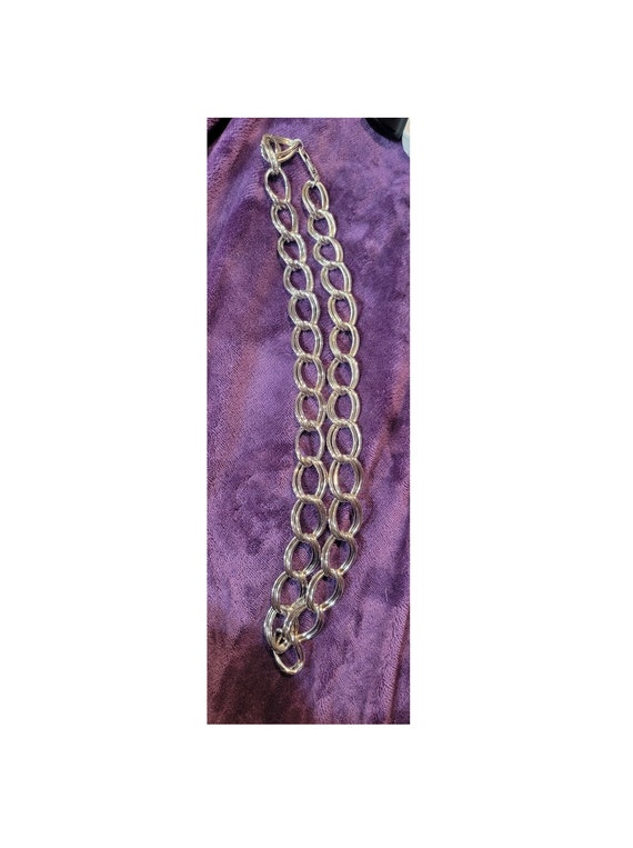 NAPIER LG. Chain Necklace, Shiny Silver Tone Metal