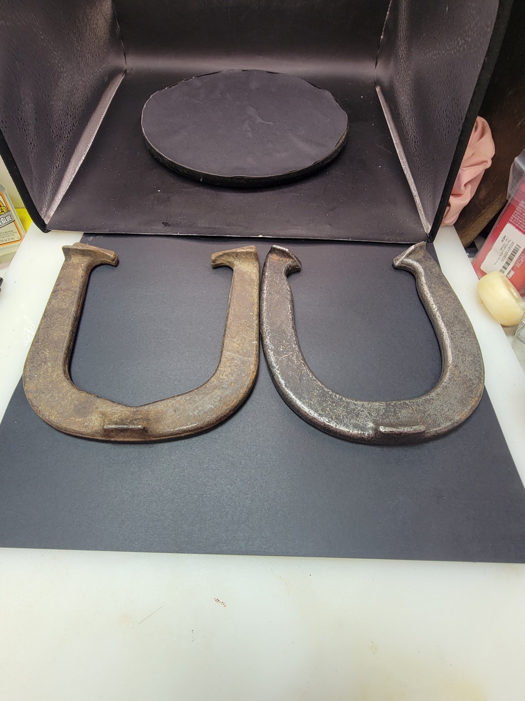 Horseshoes for Throwing, 1 Super Ringer & 1 Double Ringer Etsy