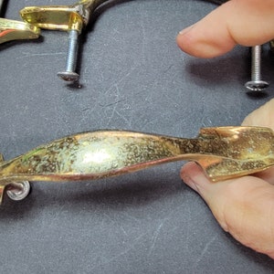 Set van 10 antieke 5" ladegrepen, bergingshardware, doe-het-zelf restauratie