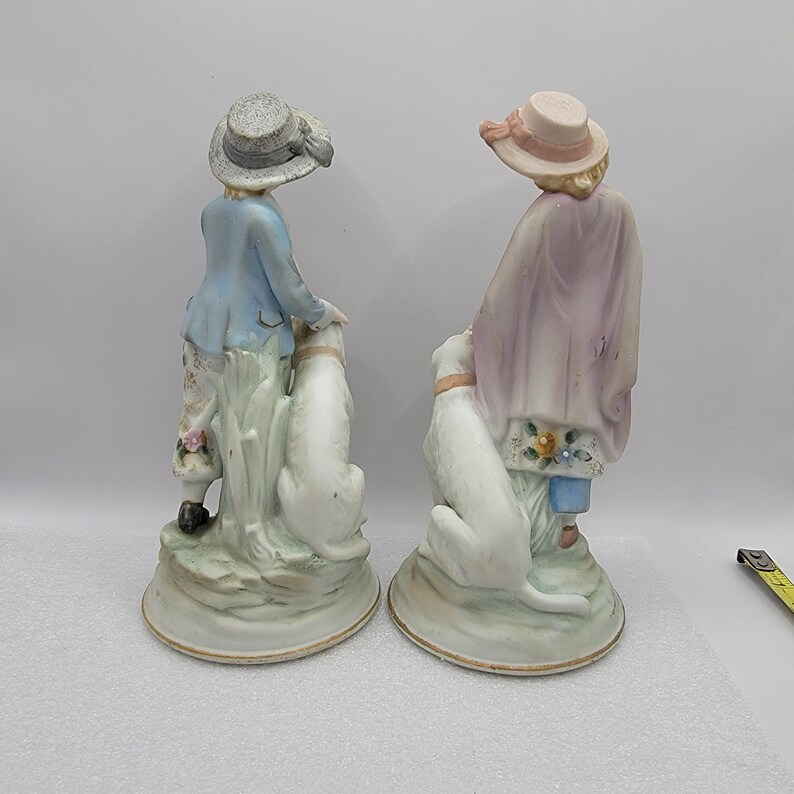 Rare Midcentury Little Boy Blue and Pinkie With Dogs Etsy