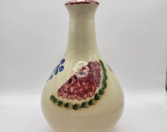 Handmade Pottery Vase, John A. Petree Art, Wilburton, OK Artist, Rustic Home Decor, Gift for Her