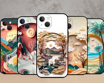 3D Art Wallpaper Phone case fit for iPhone 15/14 MagSafe S24 Ultra S23 S23FE S22 A54 A34 A15 A14  Google Pixel 8Pro 8 7A