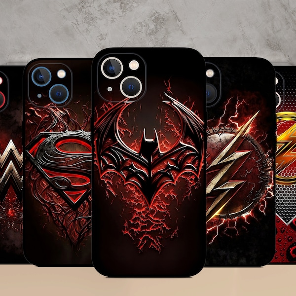 Super Hero Movie Logo iPhone 15/14 MagSafe Samsung S23 S22 A73 A54 A53 A34 A33 A14 A13   Google Pixel 8Pro 8 7A Phone Case