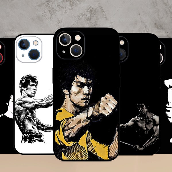 Bruce Lee Phone case fit for iPhone 15/14 MagSafe S24 Ultra S23 S23FE S22 A55 A35 A15 A14  Google Pixel 8Pro 8 7A