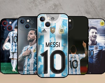 Funda de teléfono Lionel Messi Argentina compatible con iPhone 15/14 MagSafe S24 Ultra S23 S23FE S22 A55 A35 A15 A14 Google Pixel 8Pro 8 7A