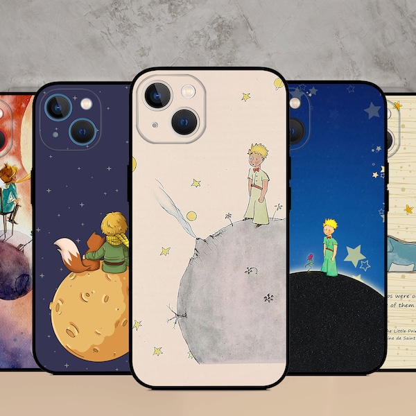 Petit Prince Anime coque de téléphone pour iPhone 15/14 MagSafe S24 Ultra S23 S23FE S22 A55 A35 A15 A14 Google Pixel 8Pro 8 7A