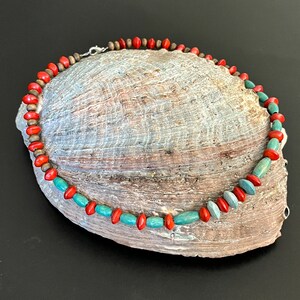 Wooden bead necklace