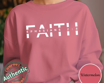 Comfort Colors® Inspiring Faith Shirt | Bible Verse Gift, Faith Shirt, Christian Shirt, Bible Verse Tee,  Inspirational Bible Tee, Jesus Tee