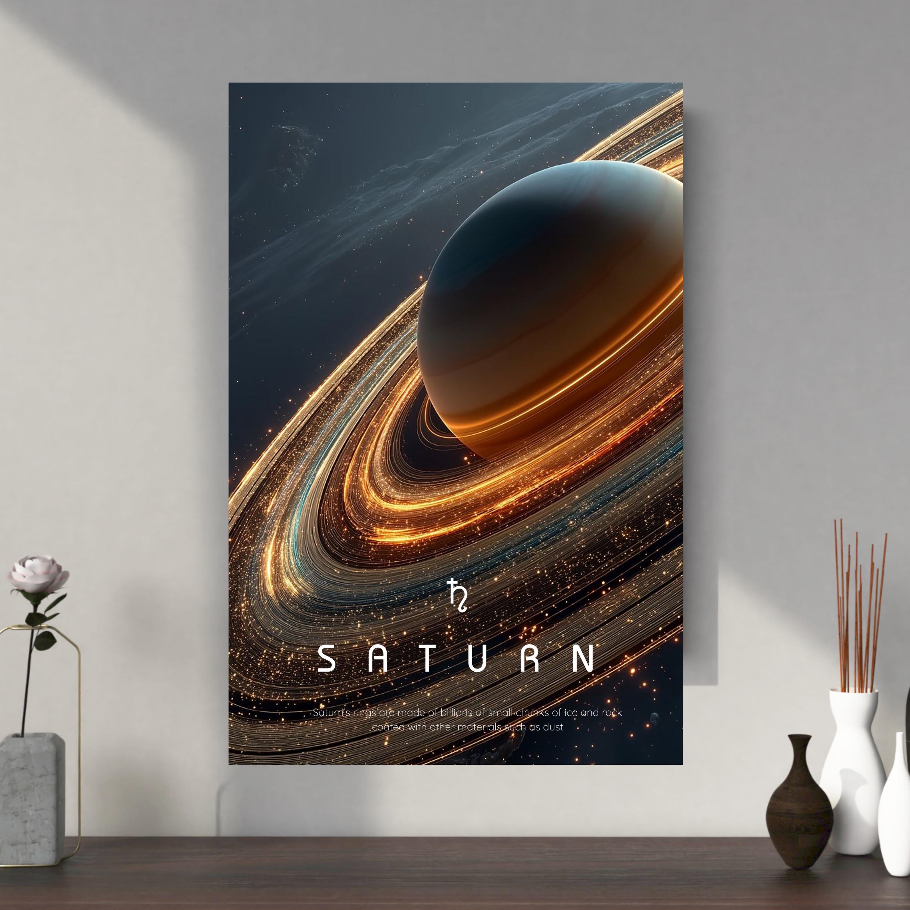 Saturn V Poster: NASA Space Exploration Art Print - Etsy