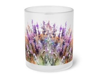 Lavendel Milchglas Becher