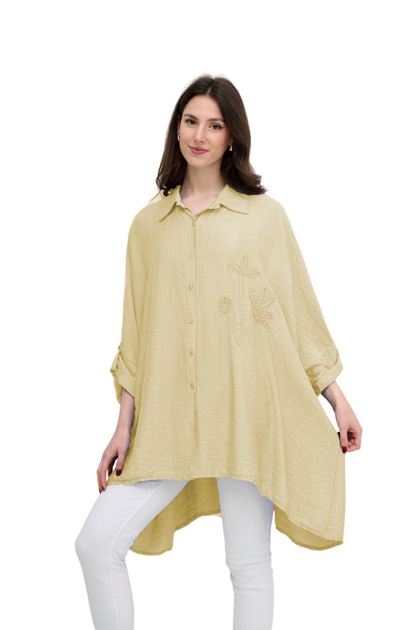 Myo-Lagenlook Oversize Big-Kasten-Shirt Strisce Bacca Nero 46,48,50,52,54,56 Myo-Lagenlook Oversize Big-Kasten-Shirt Strisce Bacca Nero 46,48,50,52,54,56
