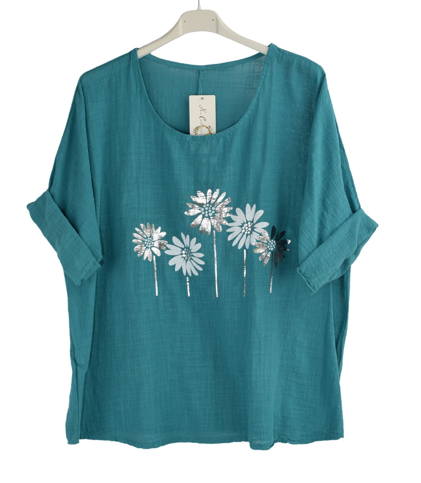 Daisy Floral Print Top