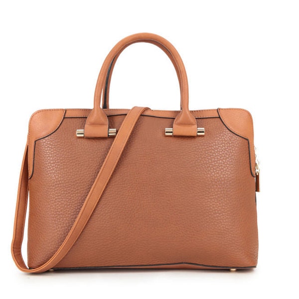 Long & Son Smart Briefcase Style Sac à main pour femme pour le travail, les études ou les voyages