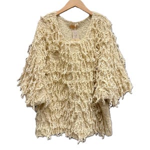 Loop Shaggy Knit Long Cardigan - Etsy
