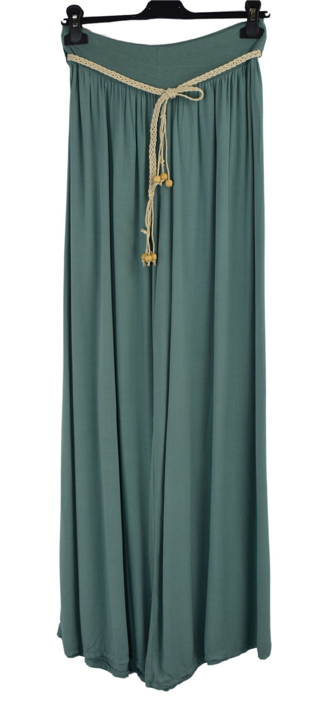 Italy Moda – High-Waisted Fabric Trousers with Side Pockets