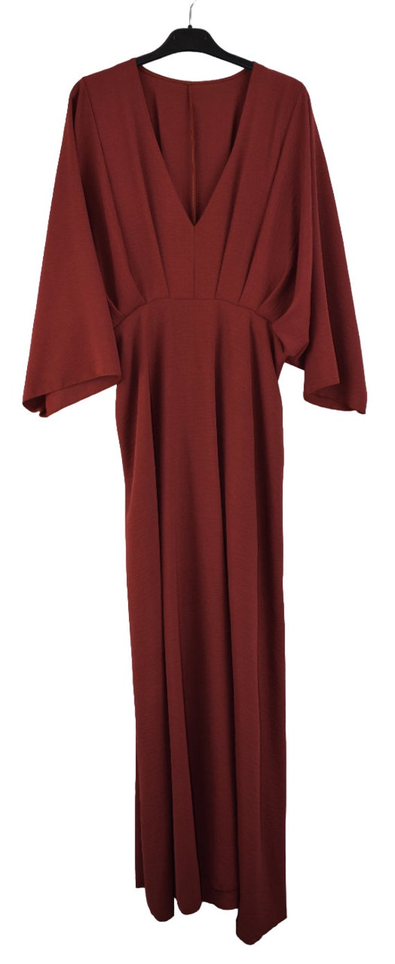 lagenlook maxi dress Black Linen Dress Boho Hippie Chic Women's Wear