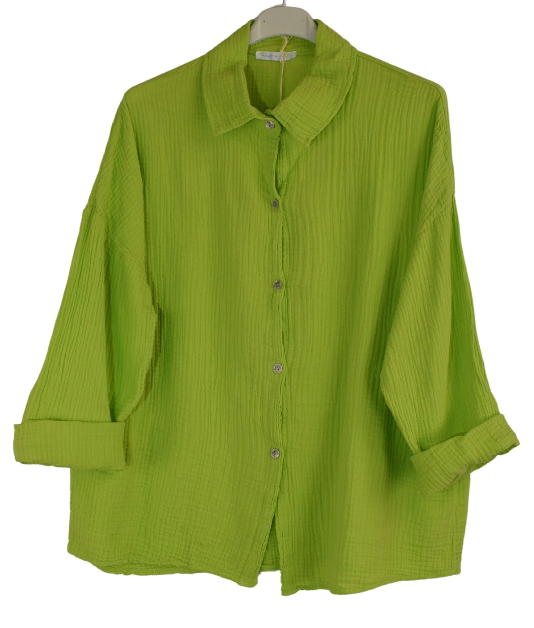 HYFVE Collared Neck Button Down Waffle Shirt