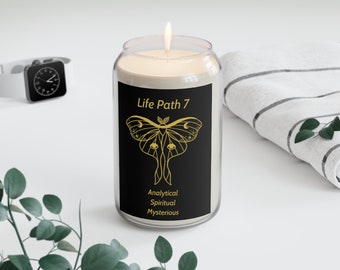 Life Path 7 Scented Candle | Numerology | Your Life Path Number | Jar Candle | Life Path Seven