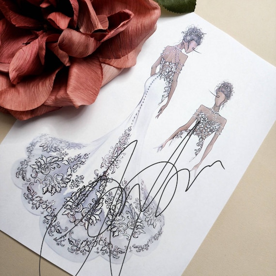 Dress design sketch clearance online