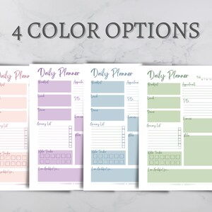 Printable Daily Planner- Gratitude Practice- Printable PDF- Optimize ...