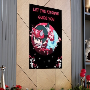 Kiriko Overwatch Poster, overwatch 2, Kiriko Kitsune, Spirit Fix, Anime girl, Gamer gift