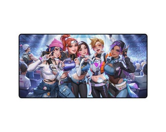 Overwatch 2 x Le sserafim Gaming Mouse Pad