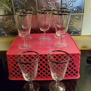 Vintage Cristal D'Arques- Durand French Water Goblets