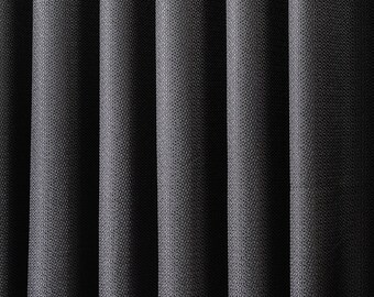 Custom Made Extra Long Solid Luxury Curtains, Blackout and Color Options, Home Decor Curtains for Living Room, Bedroom Drapery Panel Pair