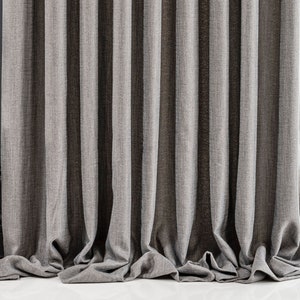 High Quality Custom Linen Window Curtain, 16 Color Options, Dining Room Bedroom Handmade Home Decor Curtain, Minimalist Wedding Gift for Her