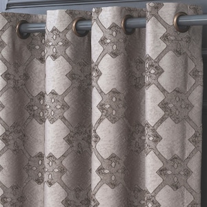 Tende per finestre di lusso personalizzate per soggiorno, opzioni oscuranti e di colore, pannello per tende con occhiello e occhiello per asta, tende per camera da letto moderne