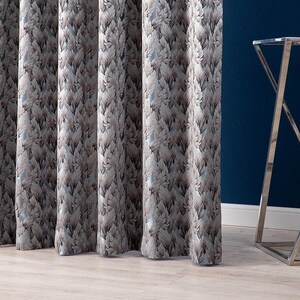 Custom Made Floral Home Decor Curtains, Color Options, Modern French Window Curtains for Living Room, Vintage Flower Drapes for Bedroom