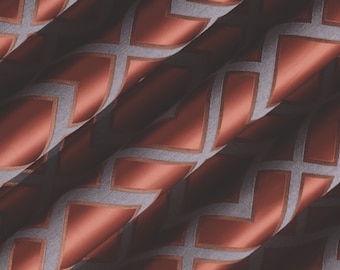 Cortinas geométricas contemporáneas de tamaño personalizado, opciones de color y opacidad, cortina de ventana de lujo para sala de estar, panel de cortina de dormitorio moderno