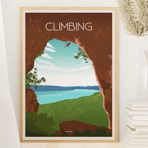 Climbing - climbing poster