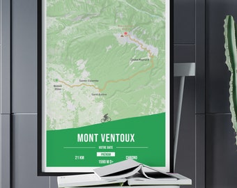 Mont Ventoux - Anpassningsbar cykelposter
