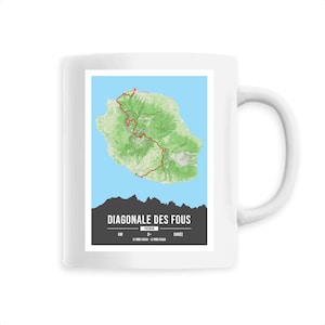 Customizable Diagonale des Fous Mug - Reunion Island ultra trail
