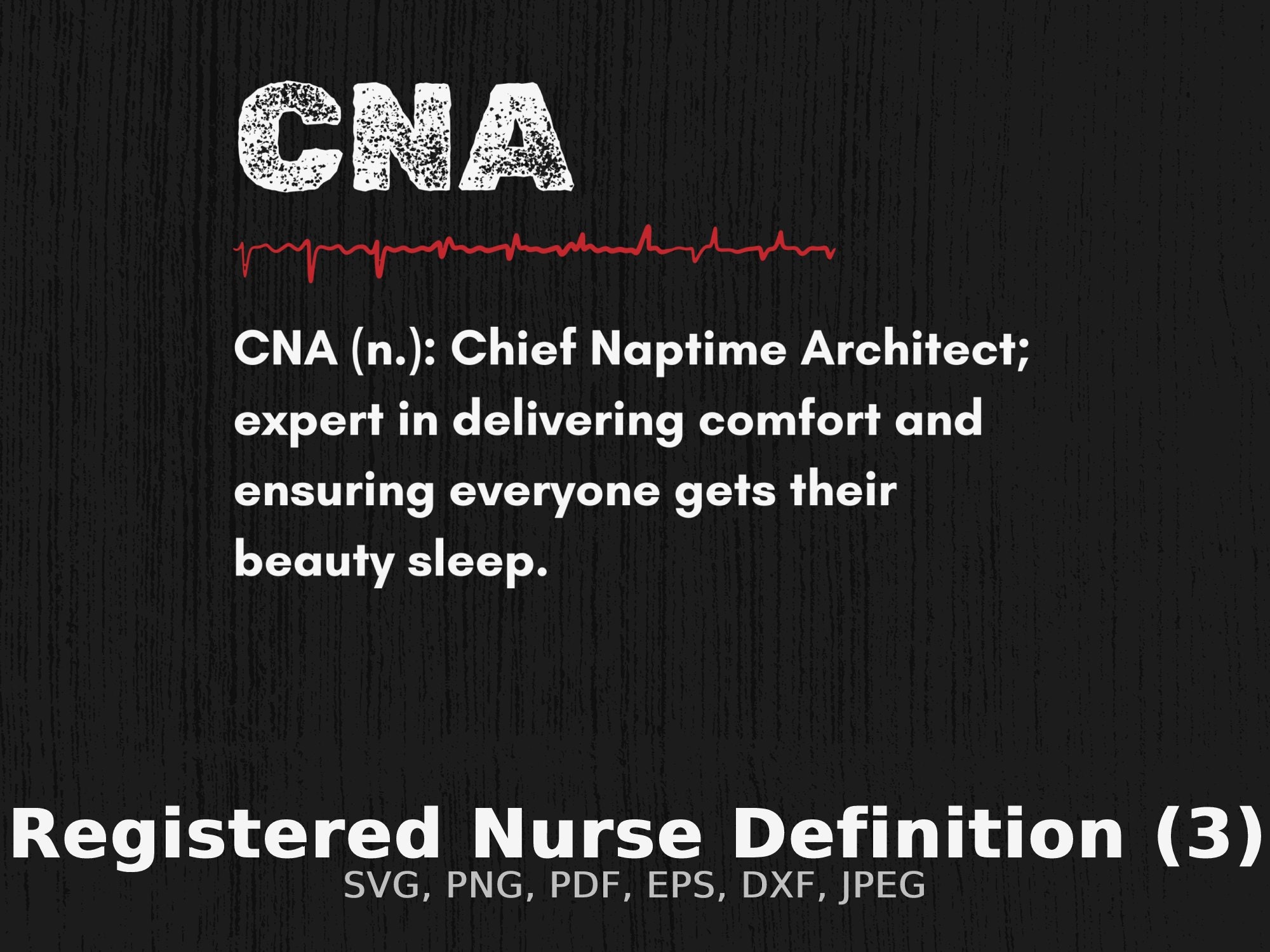 CNA Definition Svg, Nurse Digital Art, Nurse Print, Nurse Downloads, Nurse Digital, Graduating