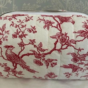 Trousse de toilette / maquillage matelassée