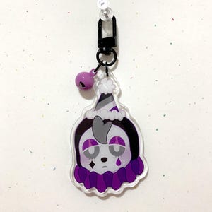Ace Clown 2.5&quot; Acrylic Charm with Bell