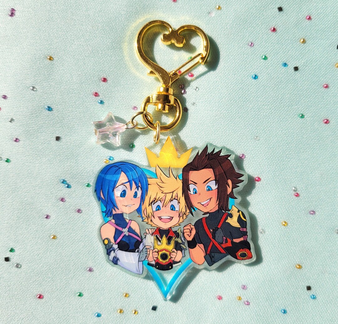 Kingdom Hearts Wayfinder Trio 2 Acrylic Charm - Etsy