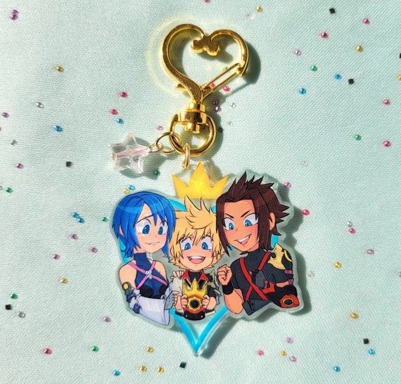 Kingdom Hearts Birth by Sleep Wayfinder Clear Acrylic Keychain 