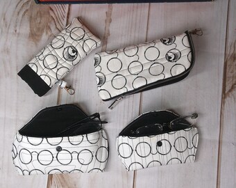 Choose from different styles of eyeglass cases.