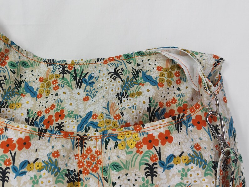 Confetti Stitch Canvas Hobo Bag