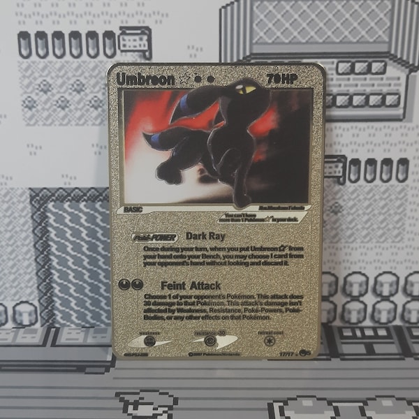 Gold Star Umbreon Etsy