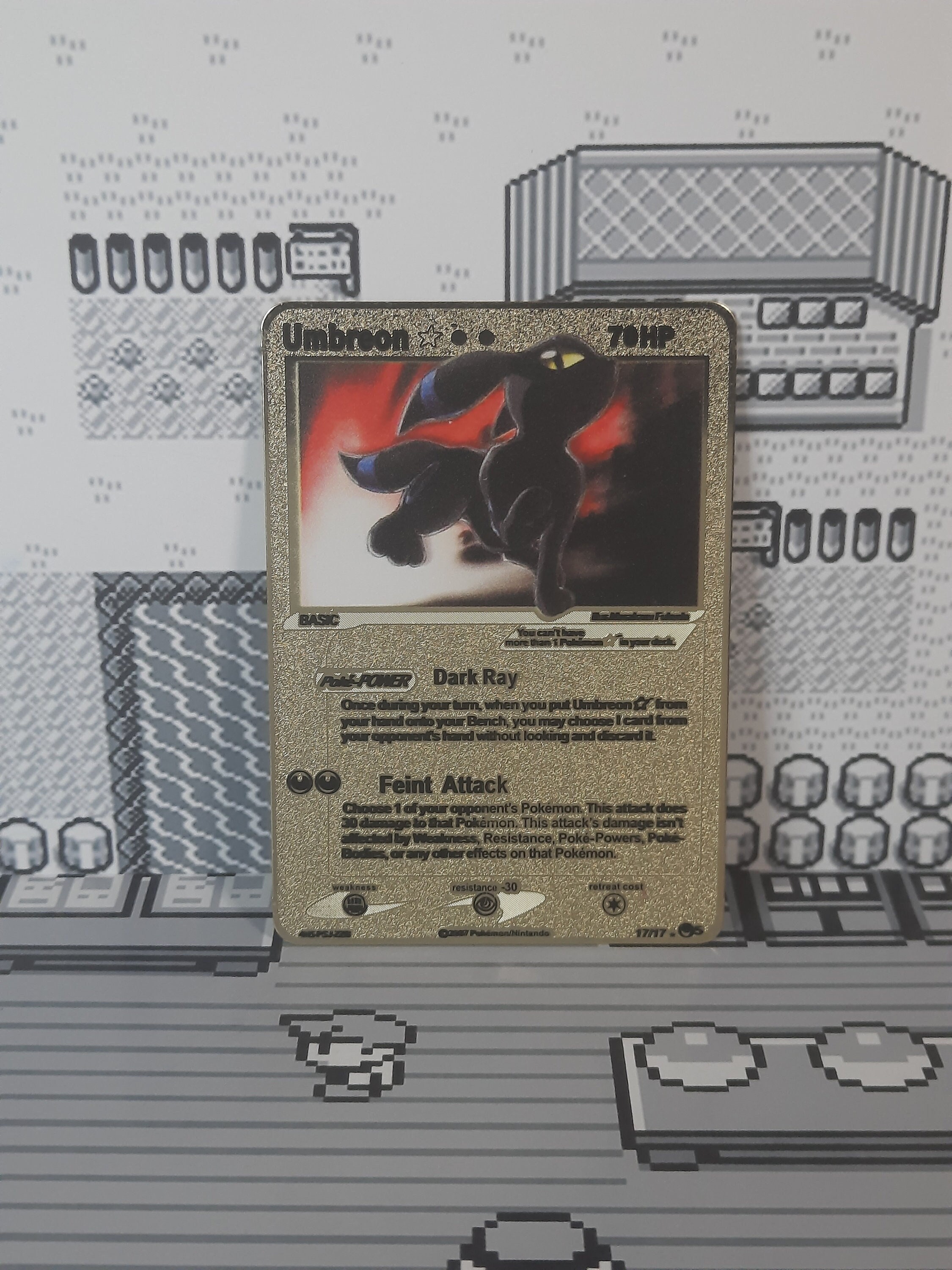Umbreon Star POP Series 5 Gold Metal Pokemon Card - Etsy Umbreon Star POP Series 5 Gold Metal Pokemon Card - Etsy