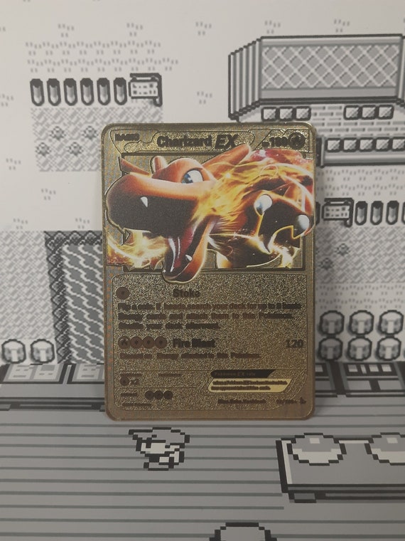 Charizard EX 12/106 Flashfire Gold Metal Pokemon Card