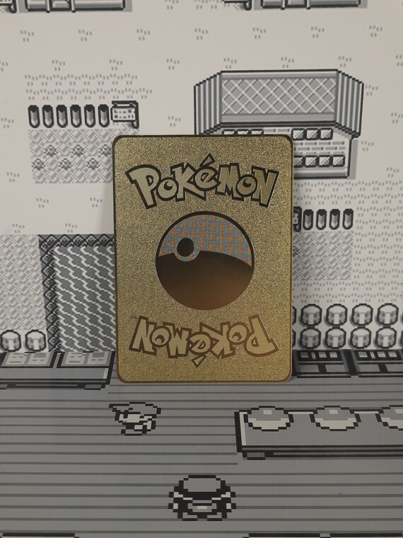 Pikachu Radiant Collection Full Art Gold Metal Pokemon Card - Etsy